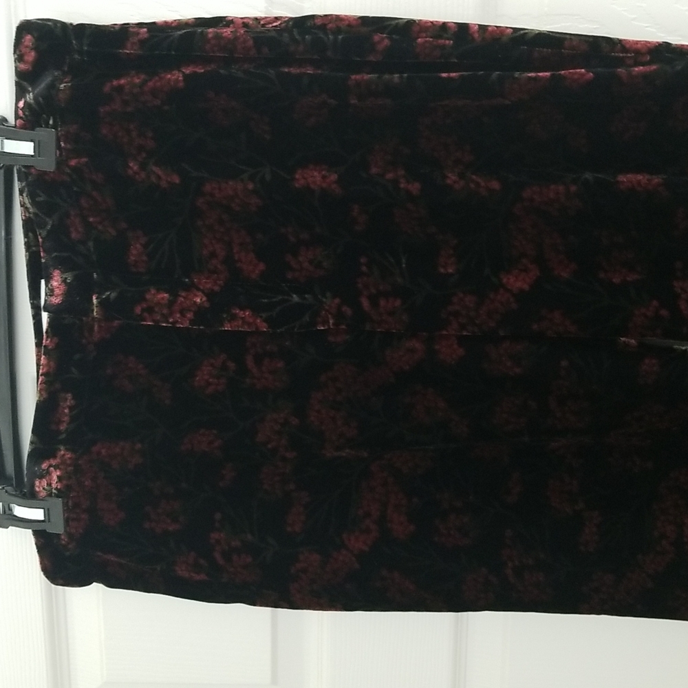 Zara velvet pants ,size L ,new,with tag